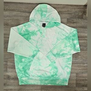 Women's Nike Icon Clash Pullover Training Hoodie Glow Green-Size Large